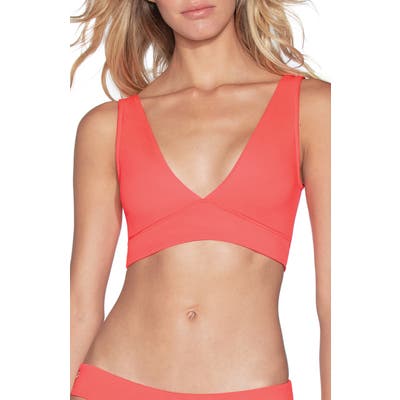 Maaji Allure 4-Way Reversible Bikini Top, Orange