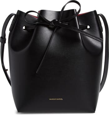Mansur Gavriel Black Mini Mini Bucket Bag