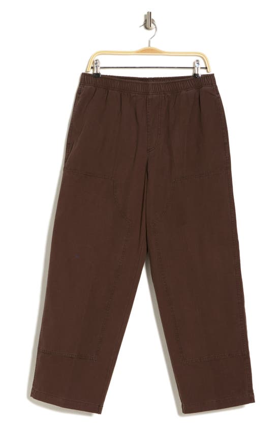 Obey Big Easy Canvas Pants In Brown