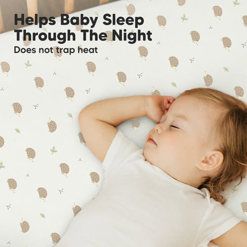 Keababies Isla Fitted Mini Crib Sheets In Nibbles/bruce