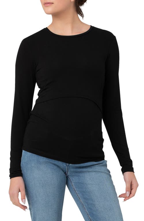 Ripe Maternity Stretch Organic Cotton Maternity/Nursing Top at Nordstrom,