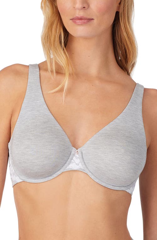 Le Mystère Cotton Touch Bra in Heather Grey at Nordstrom, Size 32E