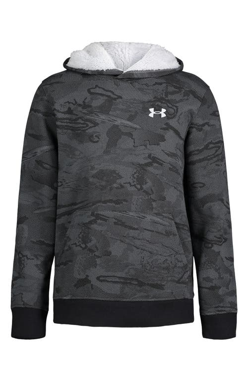 Under Armour Kids' Halftone Reaper Hoodie in Pitch Gray