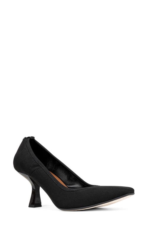 Donald Pliner Square Toe Pump in Black 