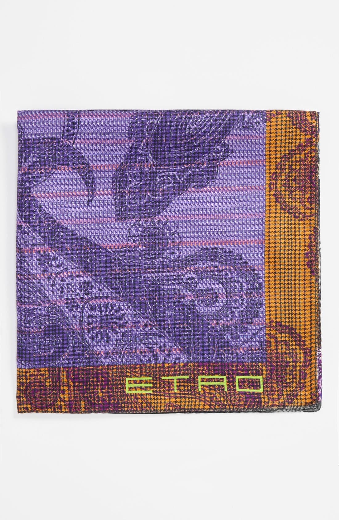 Etro Silk Pocket Square Nordstrom