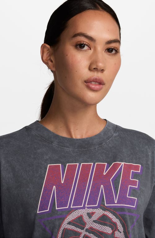 Shop Nike Sportswear Jdi Graphic T-shirt In Anthracite