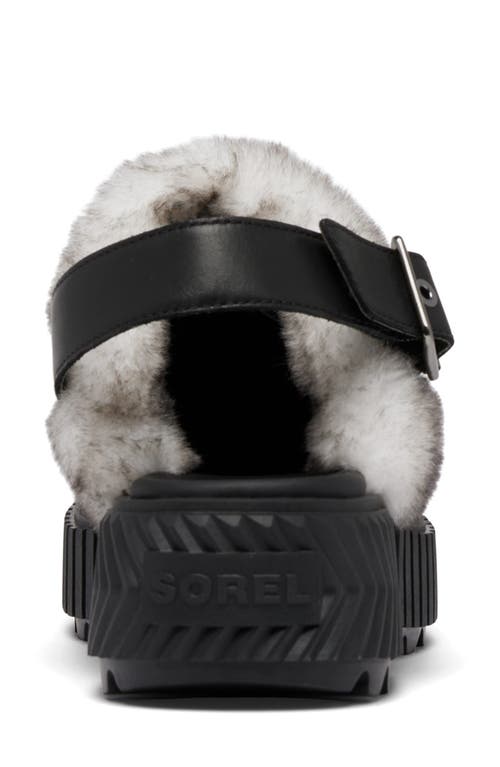 Sorel Women's Ona Ave Mule In Black/sea Salt In Black/sea Salt