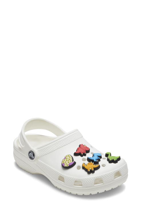 Shop Crocs Kids' 5-pack Dinosaur Jibbitz Shoe Charms In White