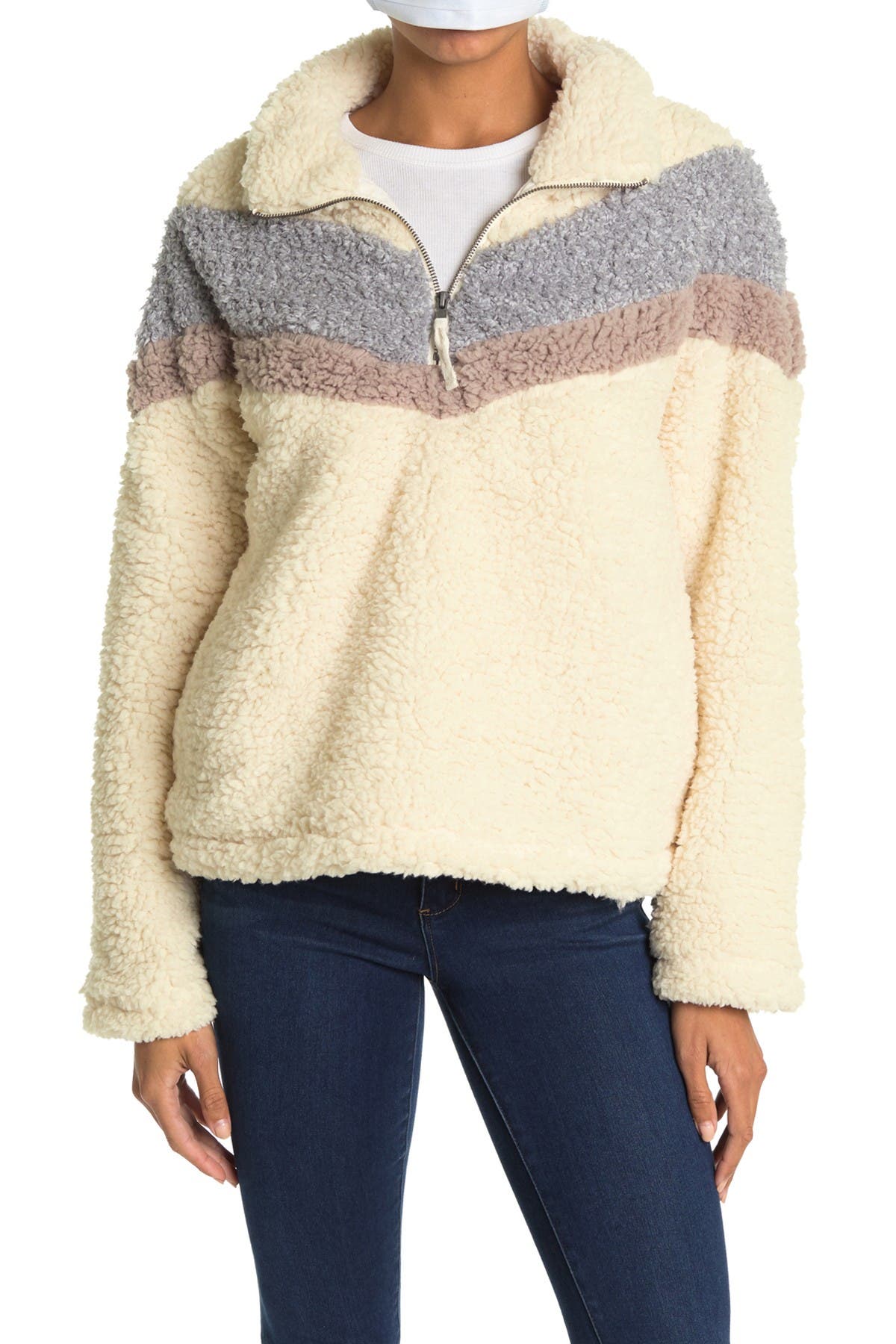 sherpa pullover nordstrom rack