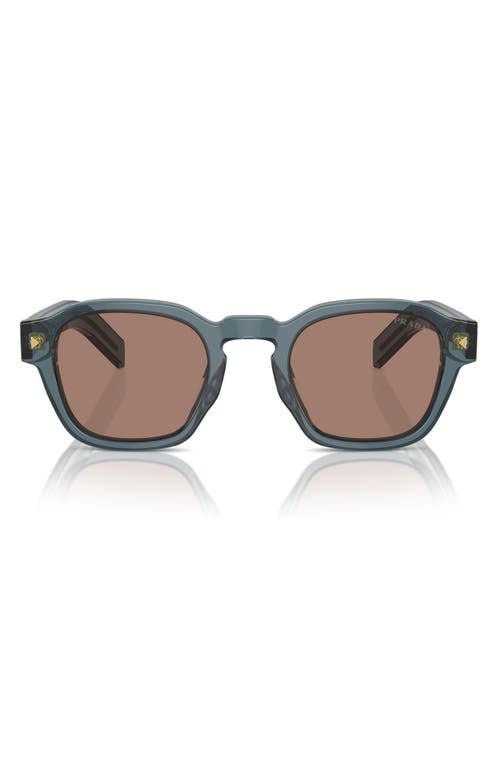 Shop Prada 53mm Phantos Sunglasses In Grey