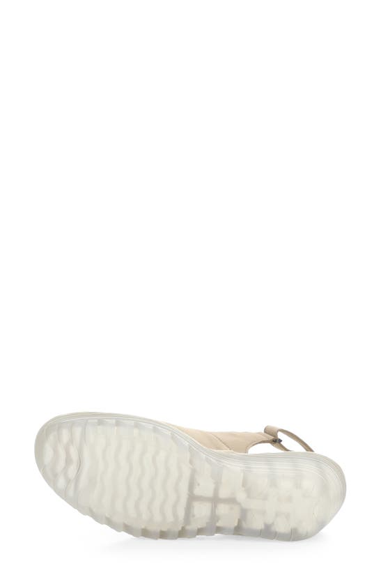 Shop Fly London Yeay Peep Toe Sandal In Taupe Cupido