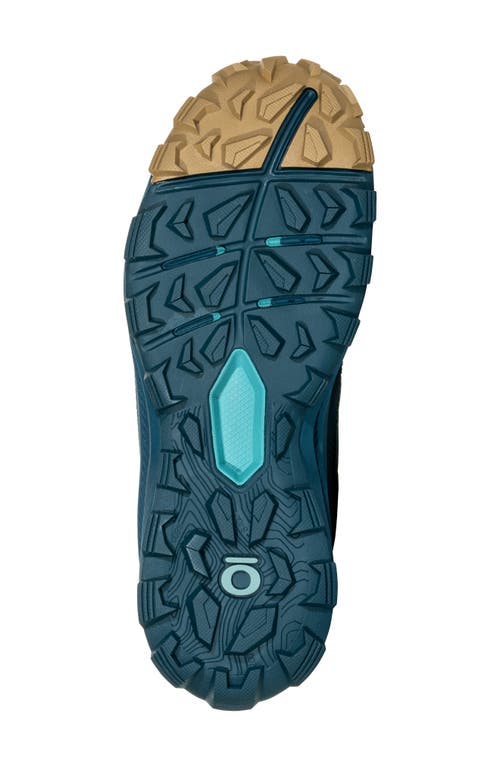 Oboz Katabatic Low Hiking Sneaker In Dark Island