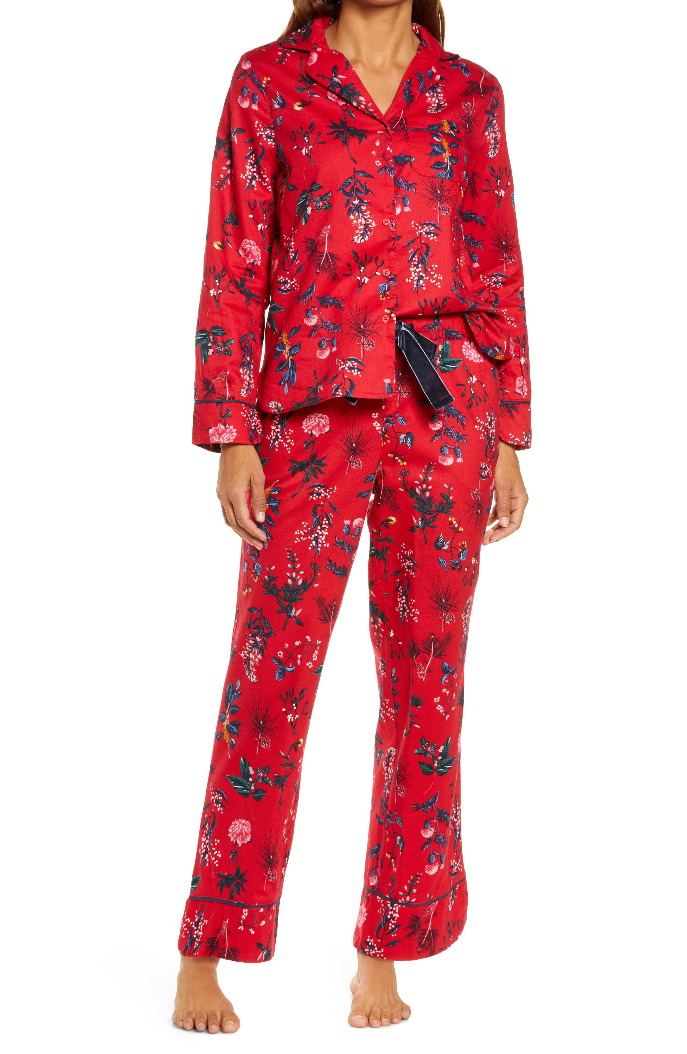 Womens red pajamas Clearance