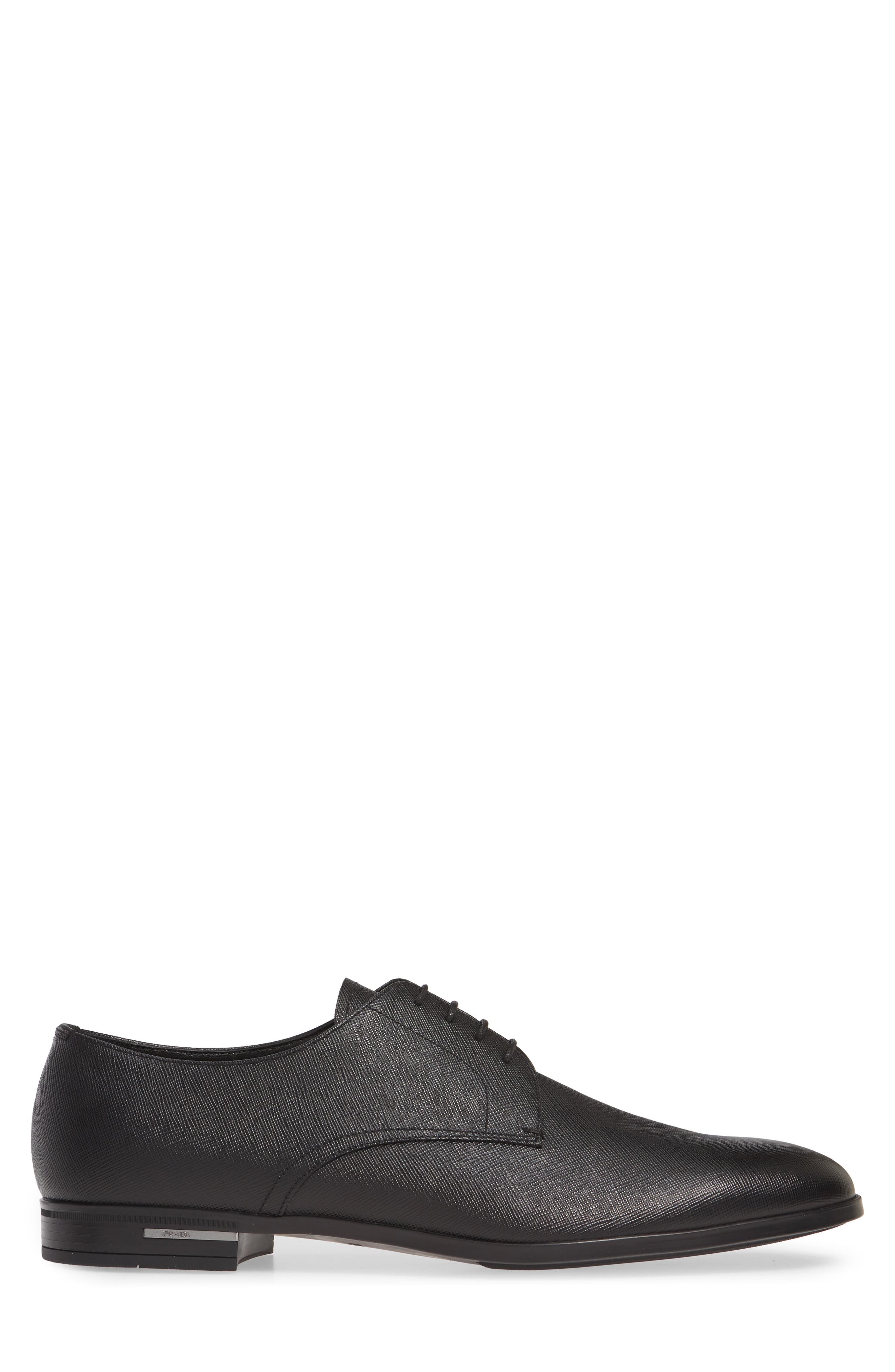 prada plain toe derby