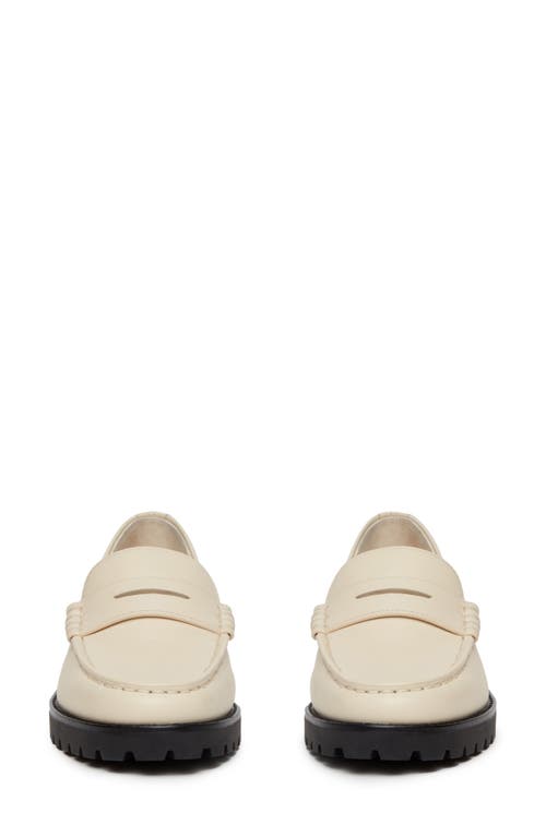 Shop Paige Ellis Platform Penny Loafer In Bone