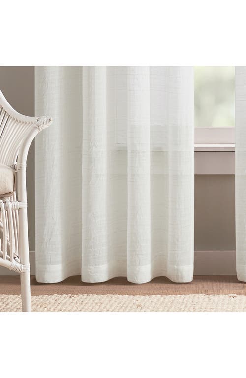 Dkny Antigua Set Of 2 Poletop Curtain Panels In Linen