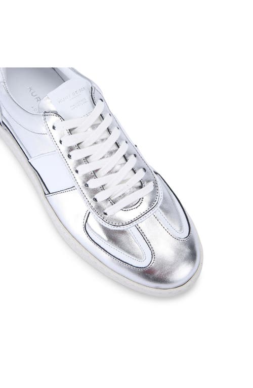 Shop Kurt Geiger London Lloyd Sneaker In Silver