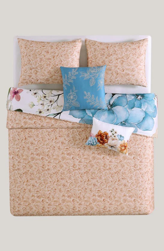 Bebejan Maia 5-piece Reversible Comforter Set In Blue