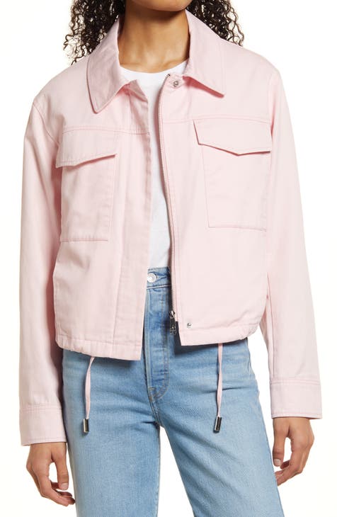 pink short jackets and coats for women | Nordstrom