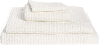 ONSEN Bath Towel Set - Waffle Weave 100% Supima Cotton Towel - Lusciously  Soft, Durable, Fast Absorbing Waffle Towel Bath Towel, White Bath Towel Set  White