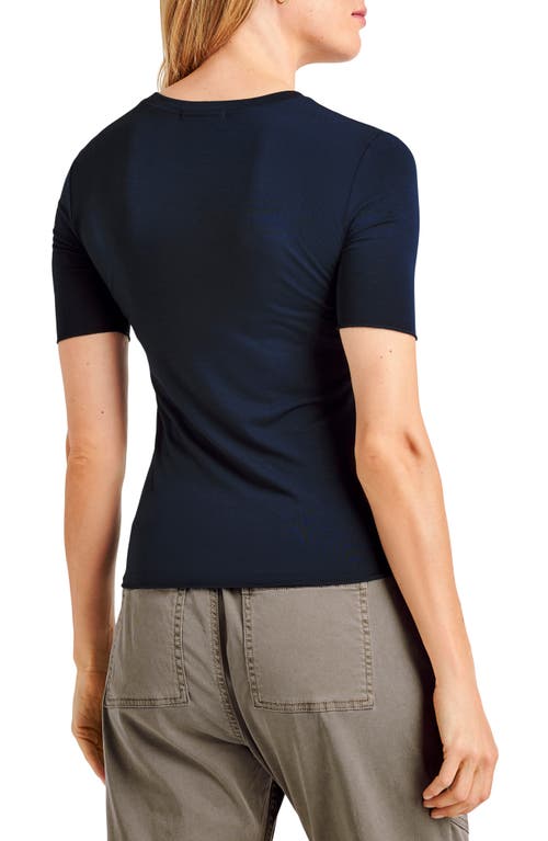 Shop Splendid Jersey T-shirt In Navy