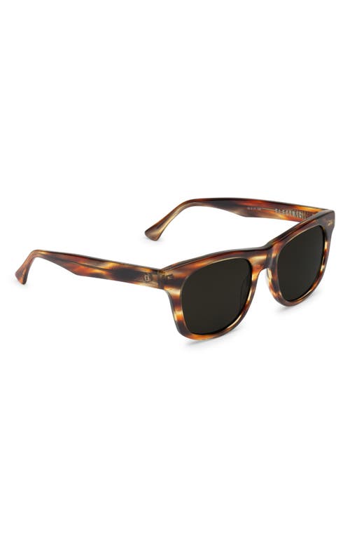 Electric Modena 52mm Polarized Rectangular Sunglasses In Tobacco/grey Polar