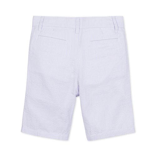 Shop Hope & Henry Baby Boys' Organic Seersucker Short, Infant In Lavender Seersucker