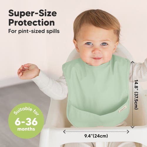 Keababies 3-pack Presto Waterproof Bibs In Mellow