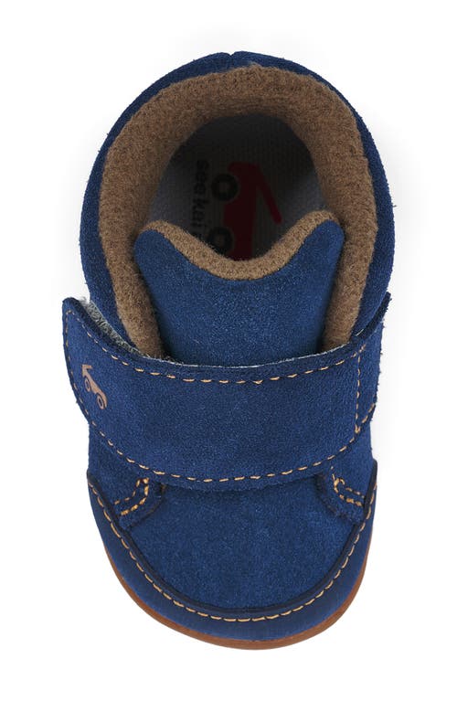 Shop See Kai Run Kids' Casey Sneaker In Navy Suede