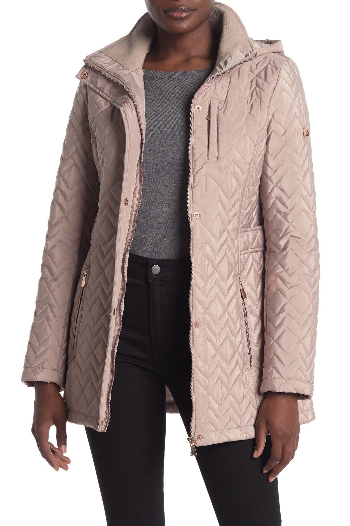 berghaus black puffer coat