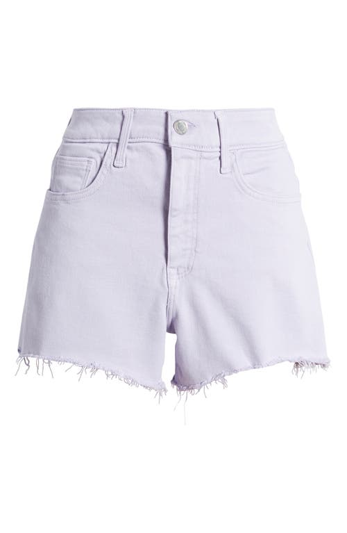 Mavi Jeans Rosie High Waist Cutoff Denim Shorts in Purple Heather