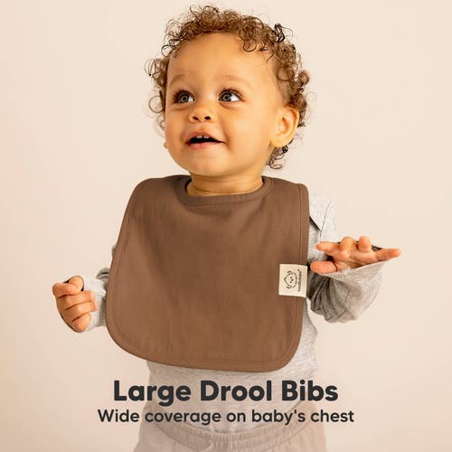 Keababies 8-pack Coast Drool Bibs In Terracotta