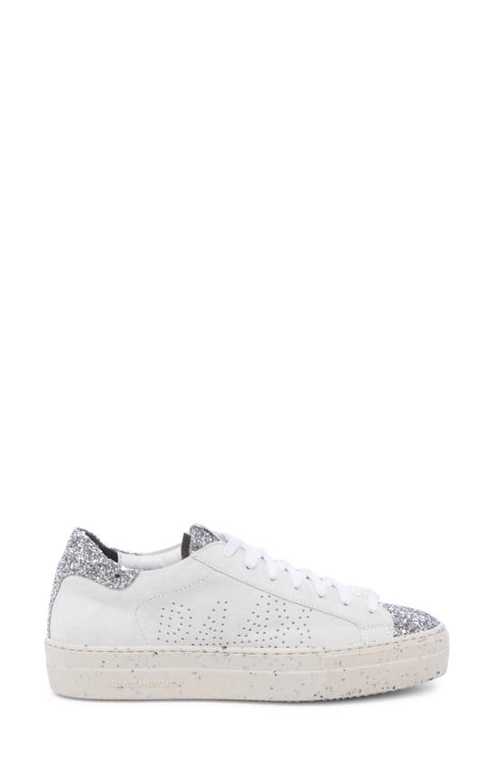 Shop P448 Thea Sneaker In White-silver