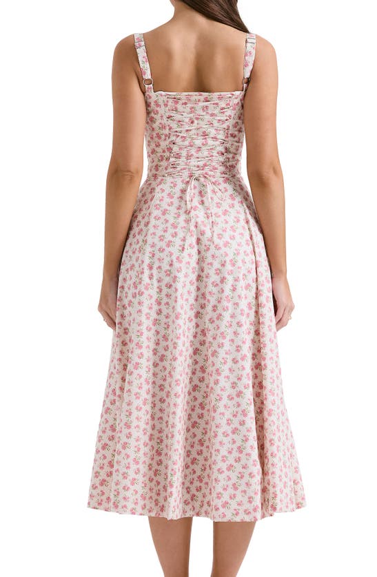 HOUSE OF CB HOUSE OF CB CARMEN BUSTIER SUNDRESS