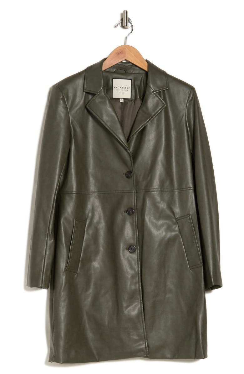 Bagatelle Faux Leather Blazer Jacket | Nordstromrack