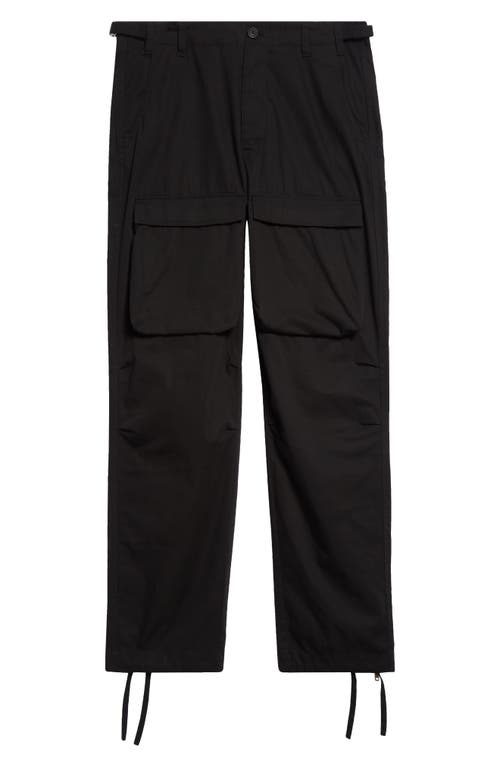 Shop Givenchy Military Spirit Cotton Cargo Pants In Black