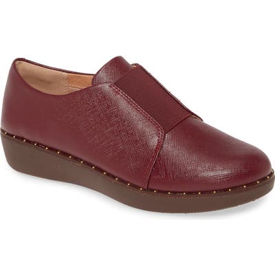 Fitflop Laceless Derby, Burgundy
