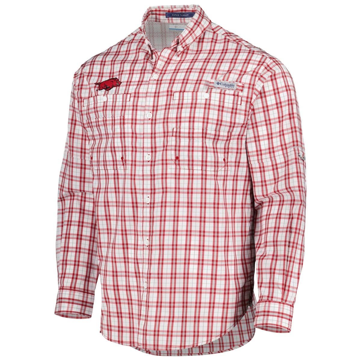 Columbia Men's Columbia Crimson Arkansas Razorbacks Super Tamiami Omni