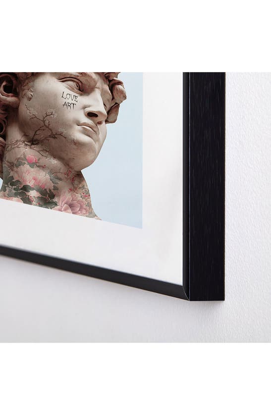 Deny Designs David Loves Art Framed Art Print In Blue