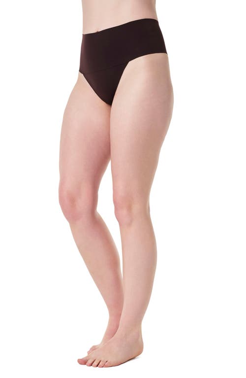 Shop Spanx ® Undie-tectable Thong In Truffle Brown