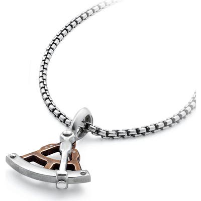 David Yurman Maritime Sextant Amulet With Bronze