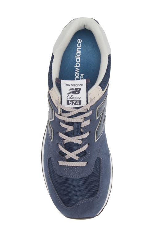 New Balance Gender Inclusive 574 Classic Sneaker In Navy/white