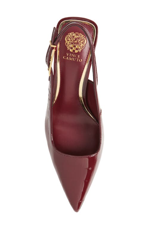 Shop Vince Camuto Brendie Slingback Pump In Chianti