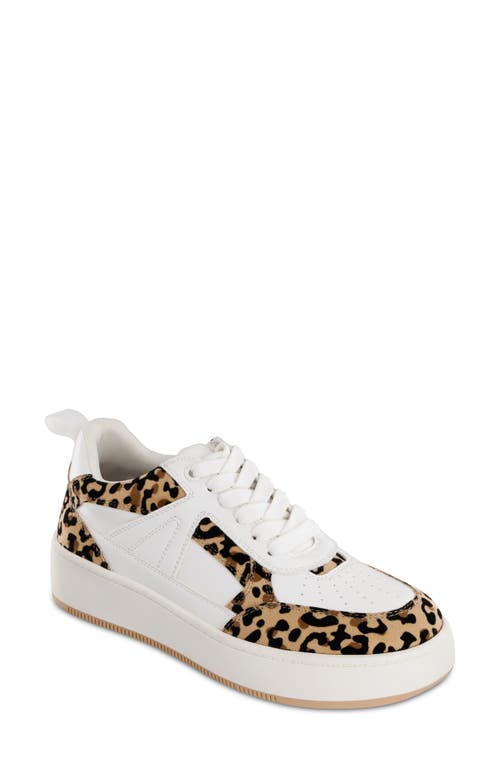Shop Mia Dice Colorblock Sneaker In White/jaguar