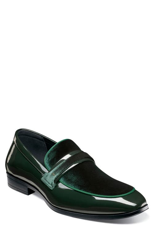 Shop Stacy Adams Spratley Saddle Loafer In Green