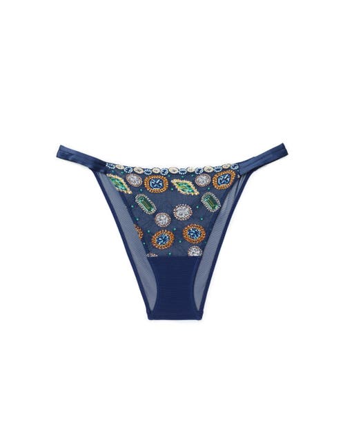 Shop Adore Me Dianna Brazilian Panties In Novelty Blue