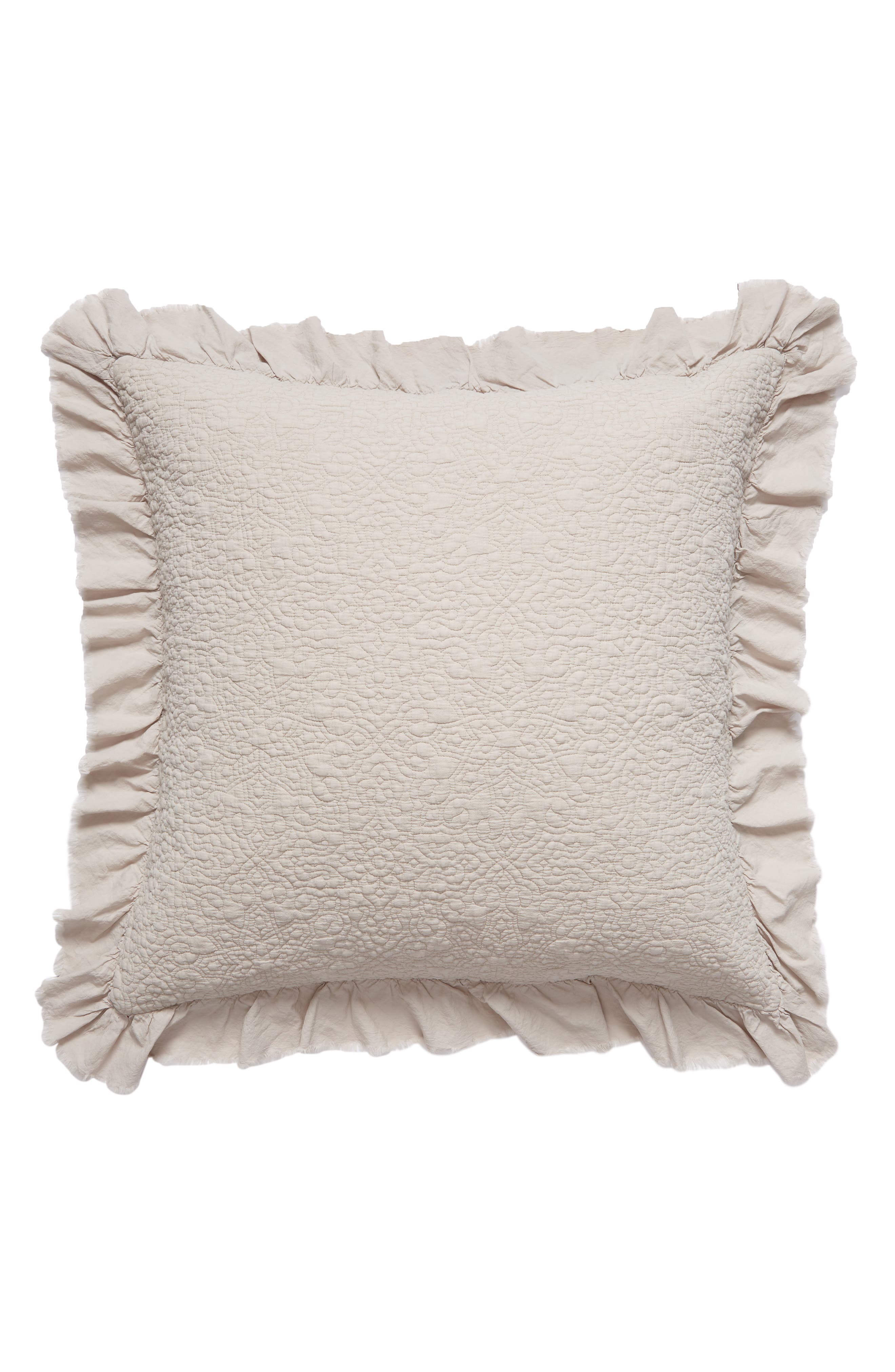 Treasure Bond Frayed Edge Stonewash Euro Sham Nordstrom