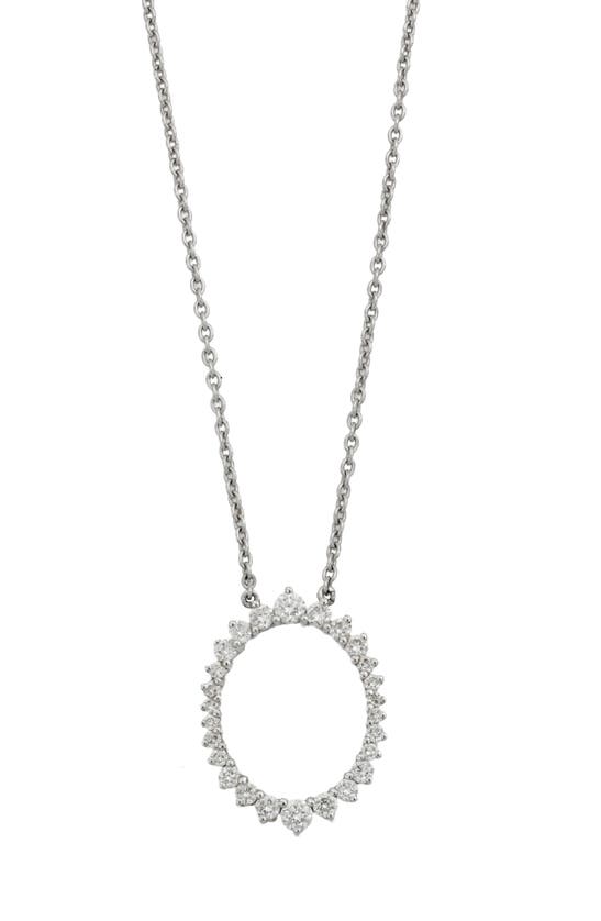 Bony Levy Prism Diamond Pendant Necklace In Metallic