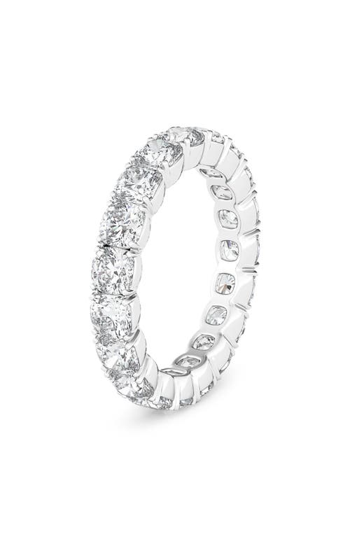 HauteCarat Cushion Cut Lab Created Diamond Eternity Ring in Gold at Nordstrom