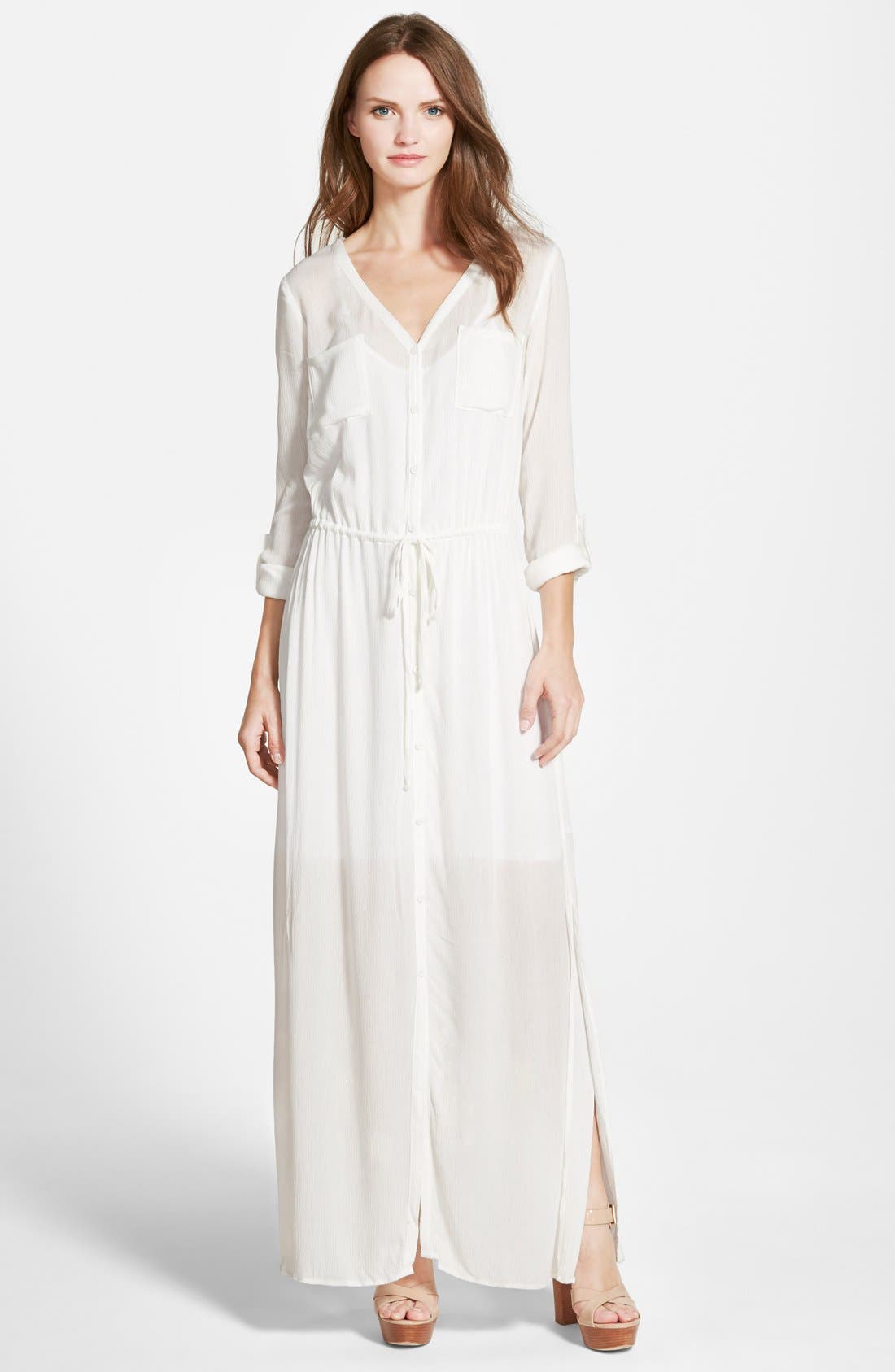 Splendid Button Front Maxi Dress Nordstrom